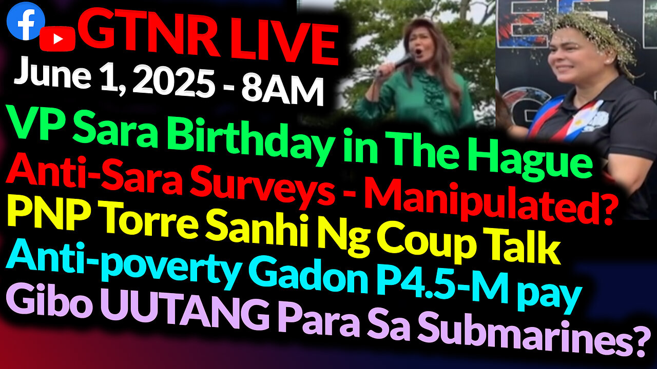 VP Sara and Imee at the Hague | Uutang para sa Submarine? | Overpaid Gadon | GTNR Ka Mentong Ka Ado