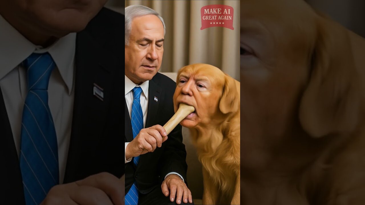 Netanyahu and His Pet
