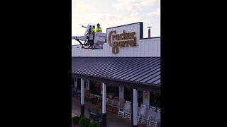Cracker Barrel moves forward, RIPPING DOWN “modern” logo, replacing with classic