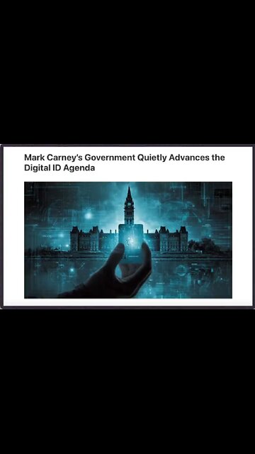 Digital ID is coming to Canada. It will soon be mandatory to collect welfare & unemployment but we all know, it won’t stop there.
