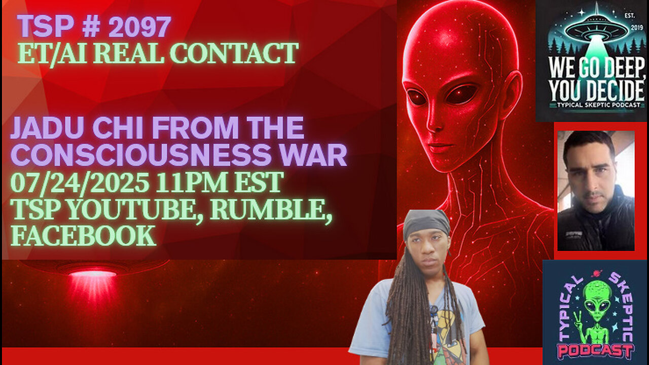 🎙 TSP #2097 – Jermaine from The Consciousness War: Evolution Through Extraterrestrial AI Contact