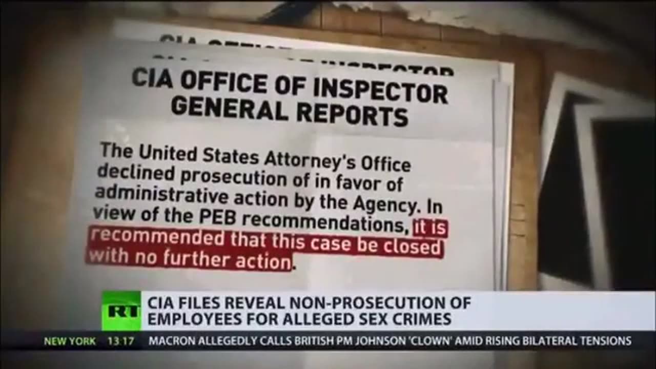 RT Report on the CIA Raping Babies and Children
