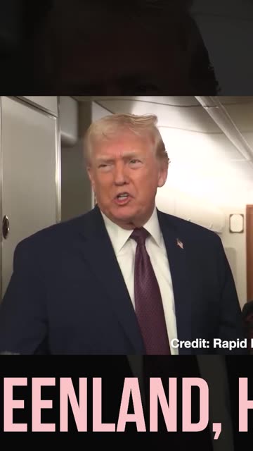 Greenland, Ho! Trump Says if We Don't Acquire Greenland China or Russia Will