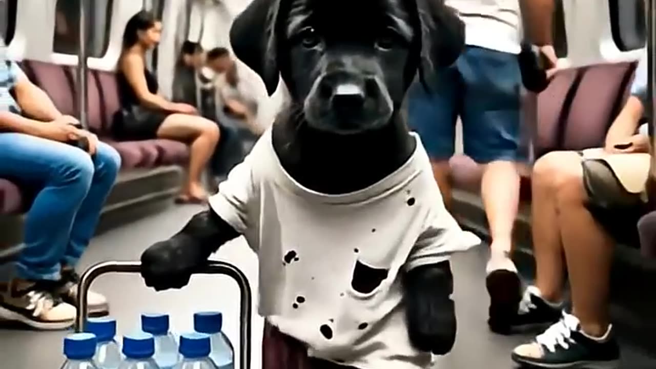 Poor puppies lost their home in a flood