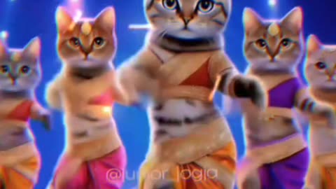 A GIRL CAT IS DANCED DANGDUT😂🤣