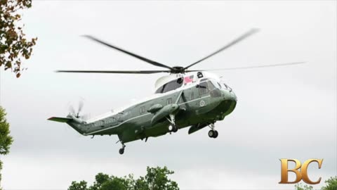 Man charged with aiming laser pointer at Trump’s helicopter