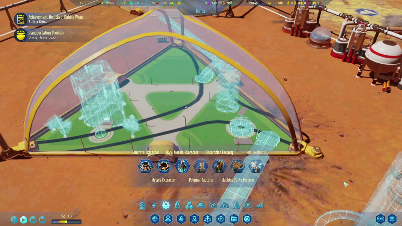 (Surviving Mars 2025) Full Game tutorial part 2 | No Commentary