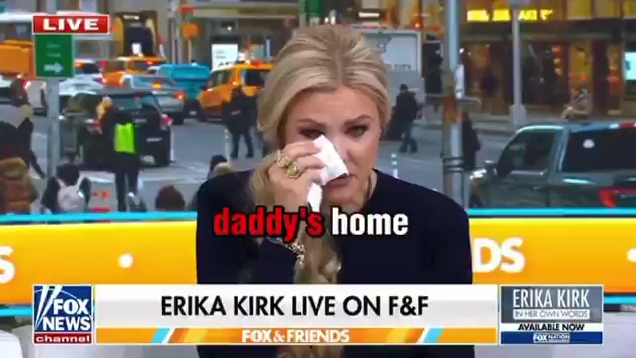 Why is Erika Kirkkk speaking with the rhyme, meter, and cadence of Eminem lyrics?