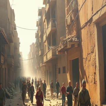 زلزال مرعب! قصة كارثة #زلزال #كارثة #وثائقي