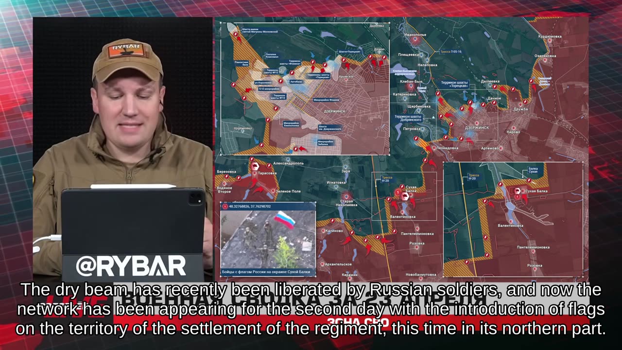 โ๏ธ๐ท๐บ๐บ๐ฆ๐ ๐ฃ RYBAR HIGHLIGHTS OF THE RUSSIAN MILITARY OPERATION IN UKRAINE ON Apr.24, 2025