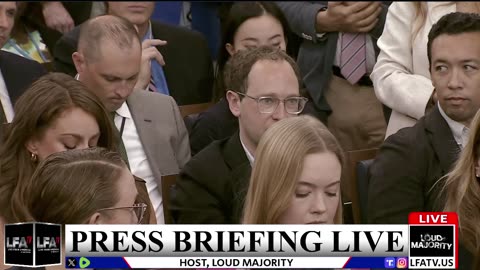 WHITE HOUSE PRESS BRIEFING LIVE - LOUD MAJORITY LIVE