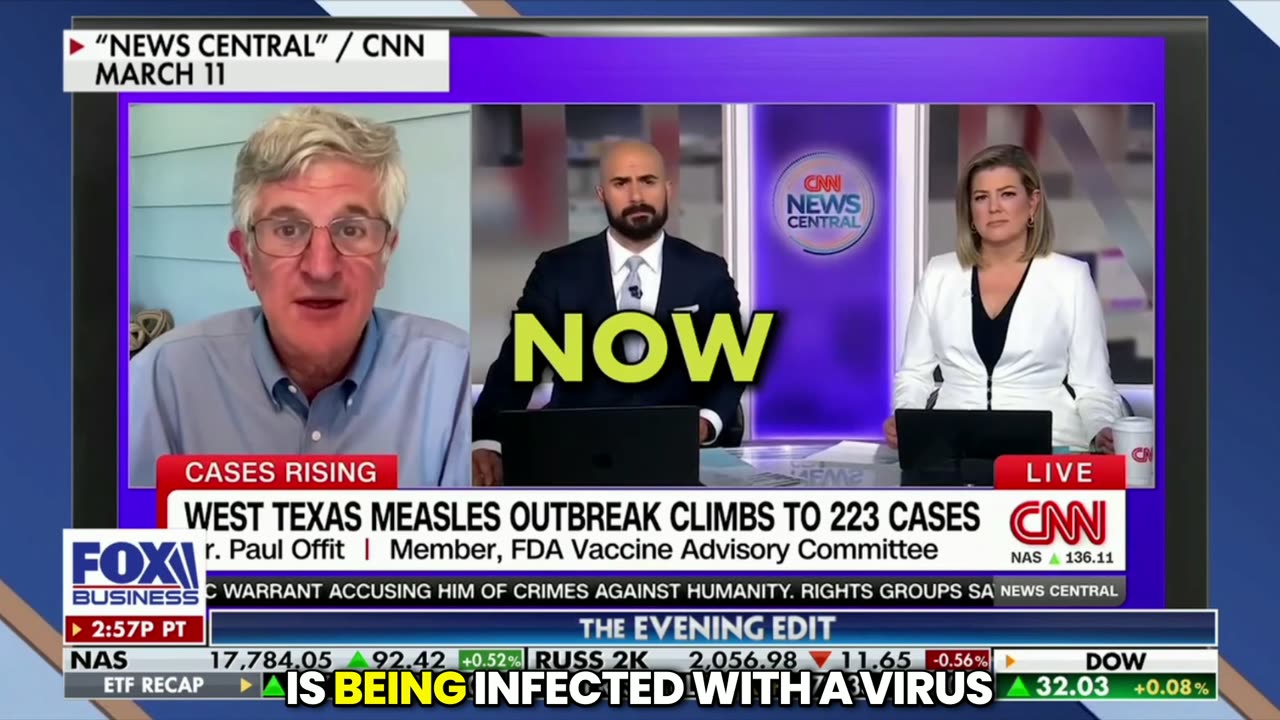 Media Measles Hype: Treatment Messages Needed, Dr. McCullough with David Asman on FOX Business
