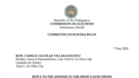 Paglilinaw ni Villa sa Isyu ng Pamimili ng Boto