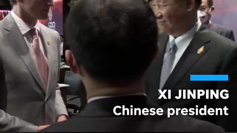 Chinese President Xi Jinping confronts Justin Trudeau at G20 USA TODAY #Shorts
