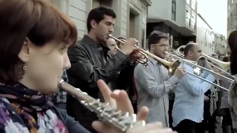 Amazing: The Most Touching Flash Mob EVER! | One Girl Started It All