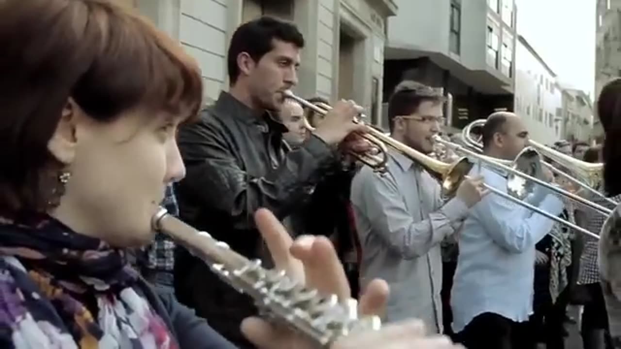 Amazing: The Most Touching Flash Mob EVER! | One Girl Started It All