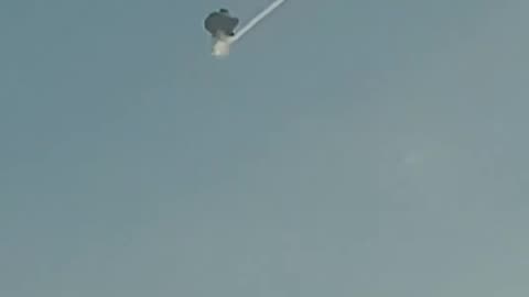 Moment a Ukrainian F16 Hitting a Russian Attack Drone with Sidewinder Missile