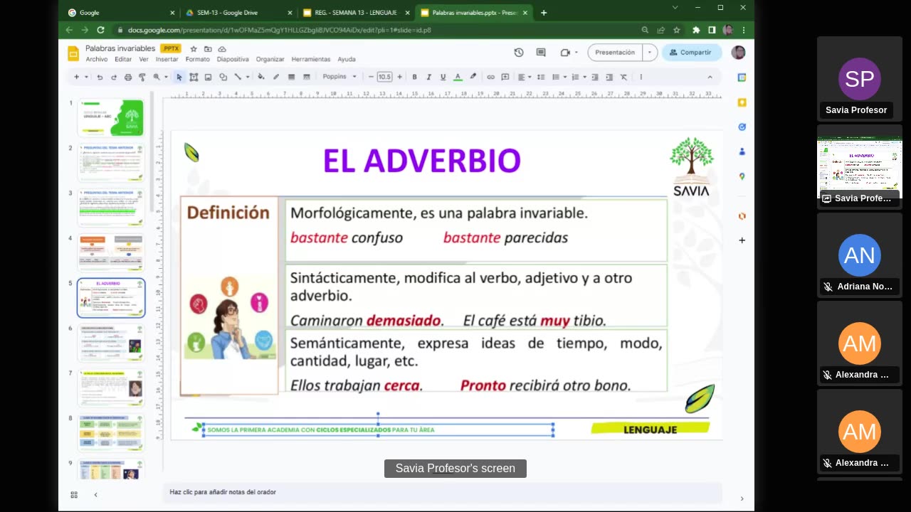 SAVIA SEMIANUAL 2024 | Semana 13 | Lenguaje