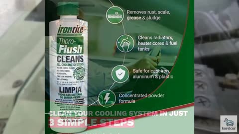 Irontite Thoro-Flush Coolant System Cleaner - Removes Rust, Scale, Oil, Sludge