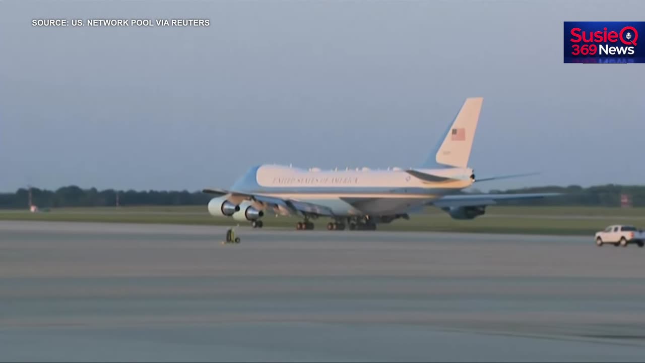 Trump departs from DC en route to New York to attend 80th UNGA
