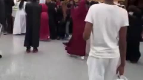 Mall of America in Bloomington Minnesota after globalist imported in hoards of Somali Muslims