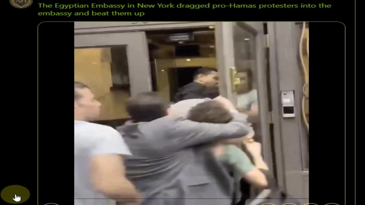 Egyptian Embassy Beats Up Pro-Hamas Supporter In NYC