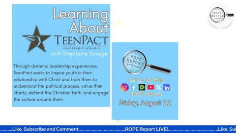 Learning About TeenPact With Stephanie Savage