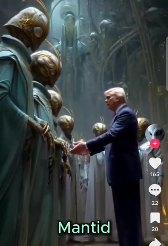 President Trump Meeting Alien Species ( From Lands Beyond the ICE Wall)