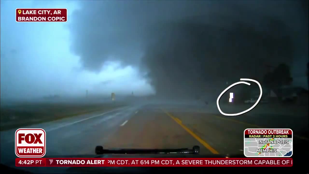 BREAKING: Tornado on the ground in Lake City, Arkansas