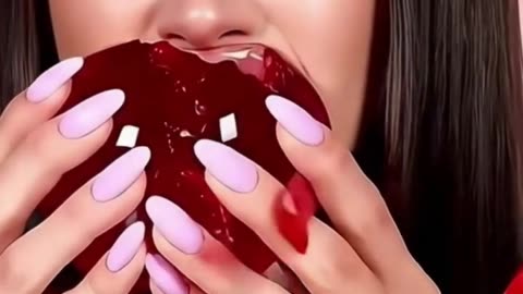 ASMR Glass Fruit Cutting | Most Relaxing & Satisfying Short Video #Shorts #eating #asmr #glassfruit