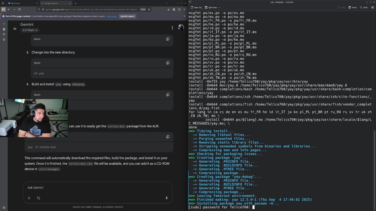 Arch Linux Virtualization: KVM/QEMU/Windows/Visual Studio/MASM Installation Part 2