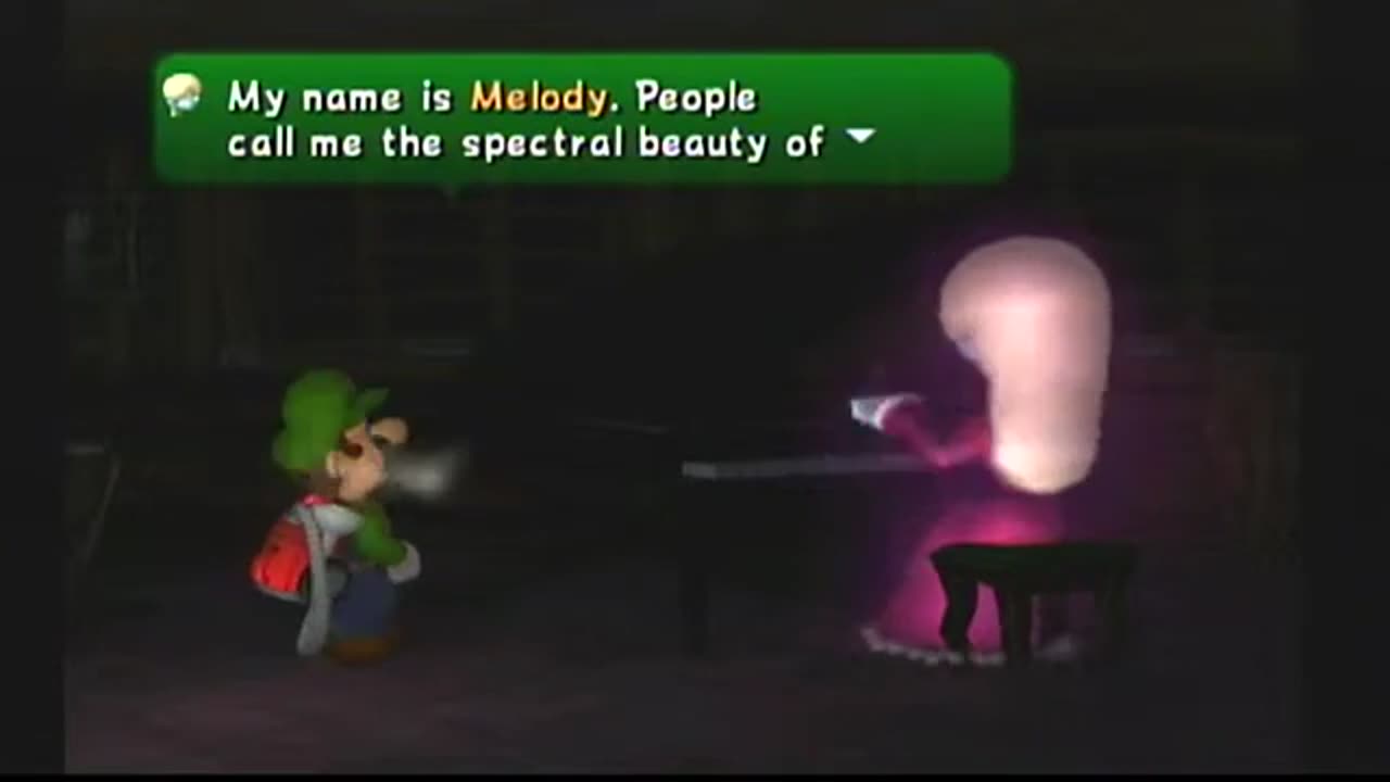 Ghosts in Luigi's Mansion at least have great taste in music
