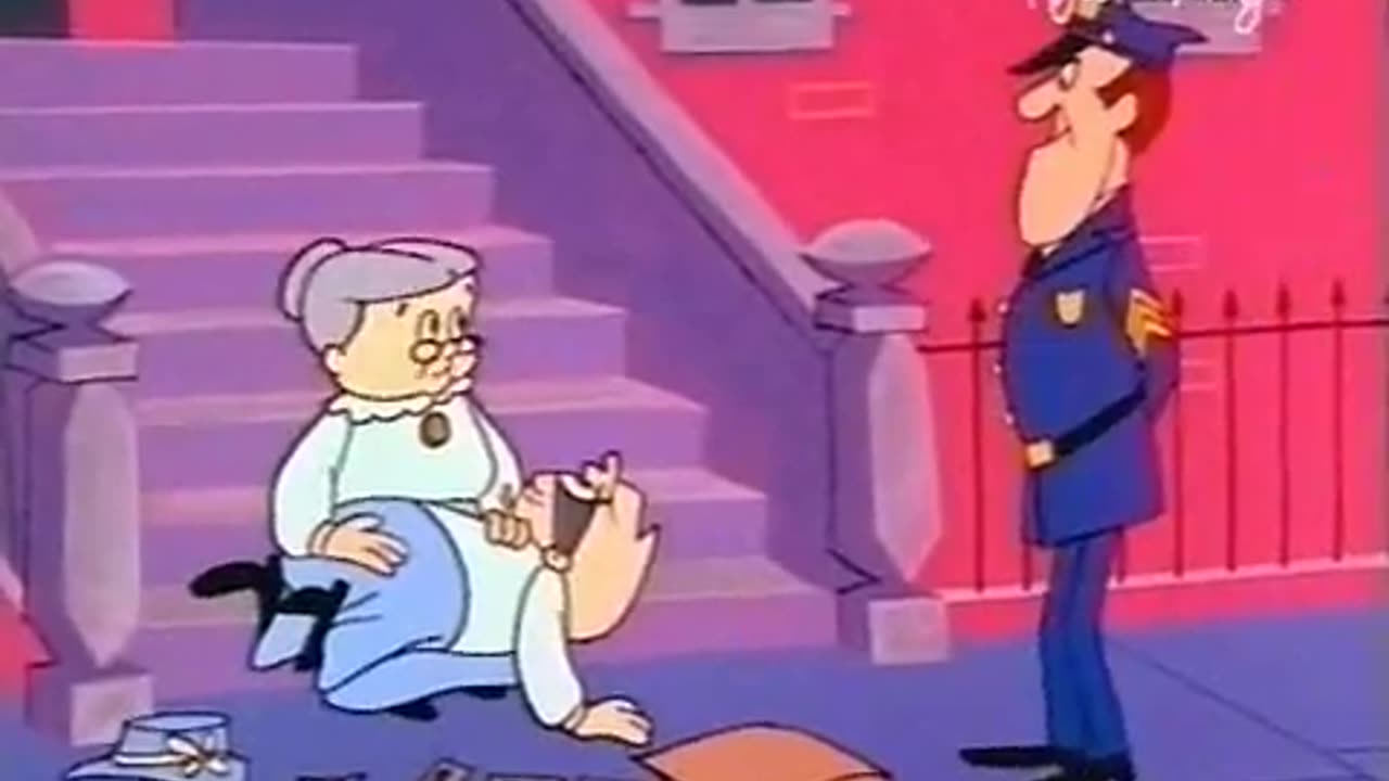 Corn on the Cop - Italian F/M spanking