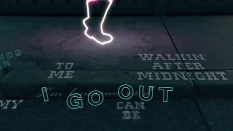 Patsy Cline ft. The Jordanaires - Walkin' After Midnight (1961)(Lyric video)