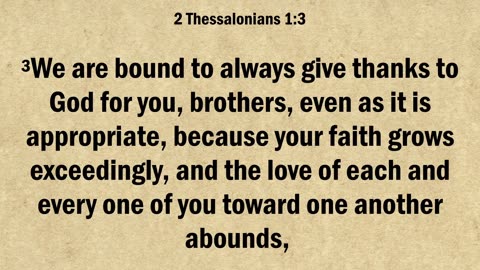 2 Thessalonians 1