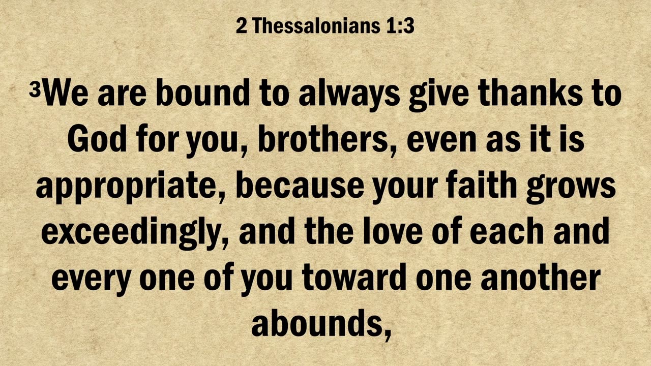 2 Thessalonians 1