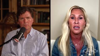 Tucker talks MAGA to MTG,