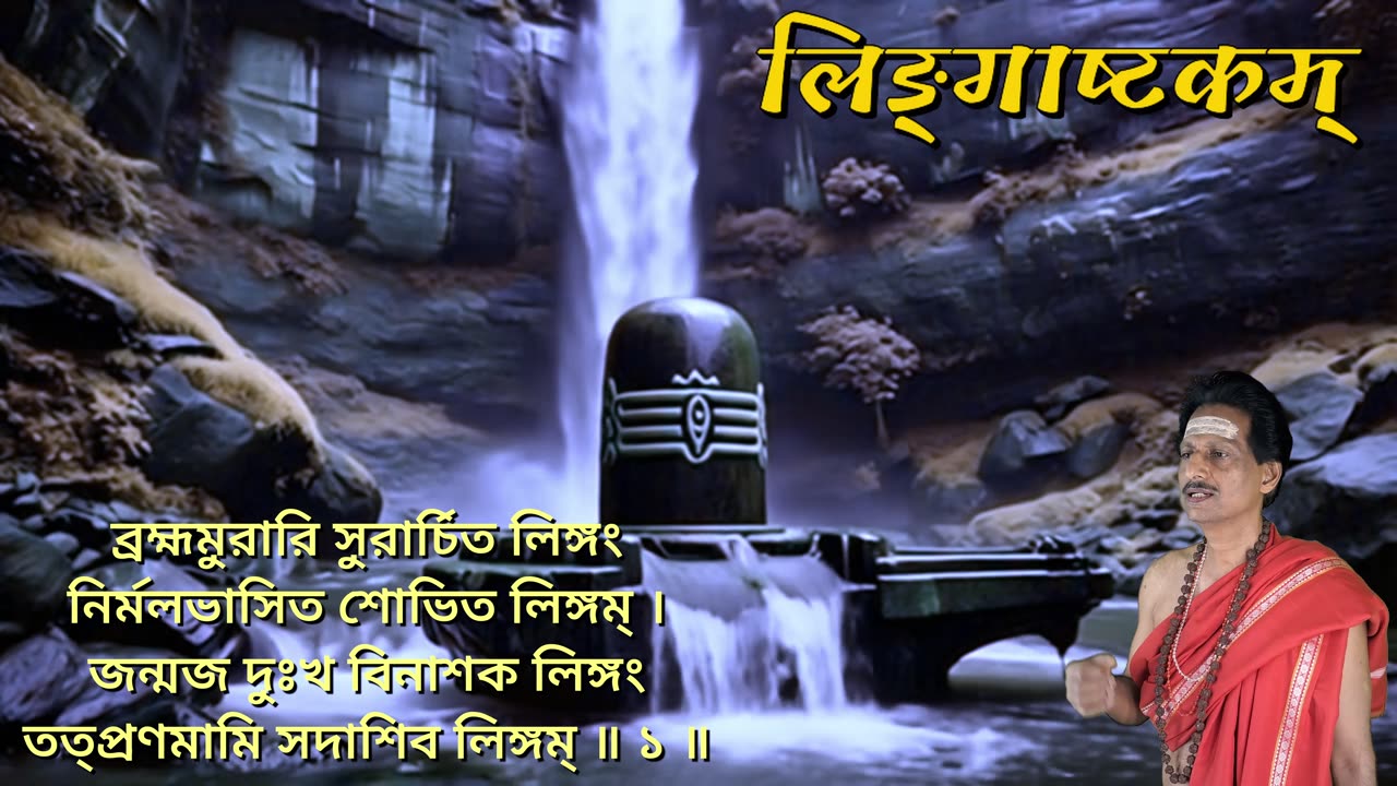 লিঙ্গাষ্টকম্ || Lingashtakam with bengali Lyrics || (Vocal Style-2)