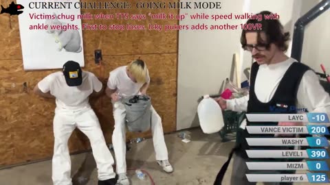 Going milk mode (Wacky's House Of Victims)