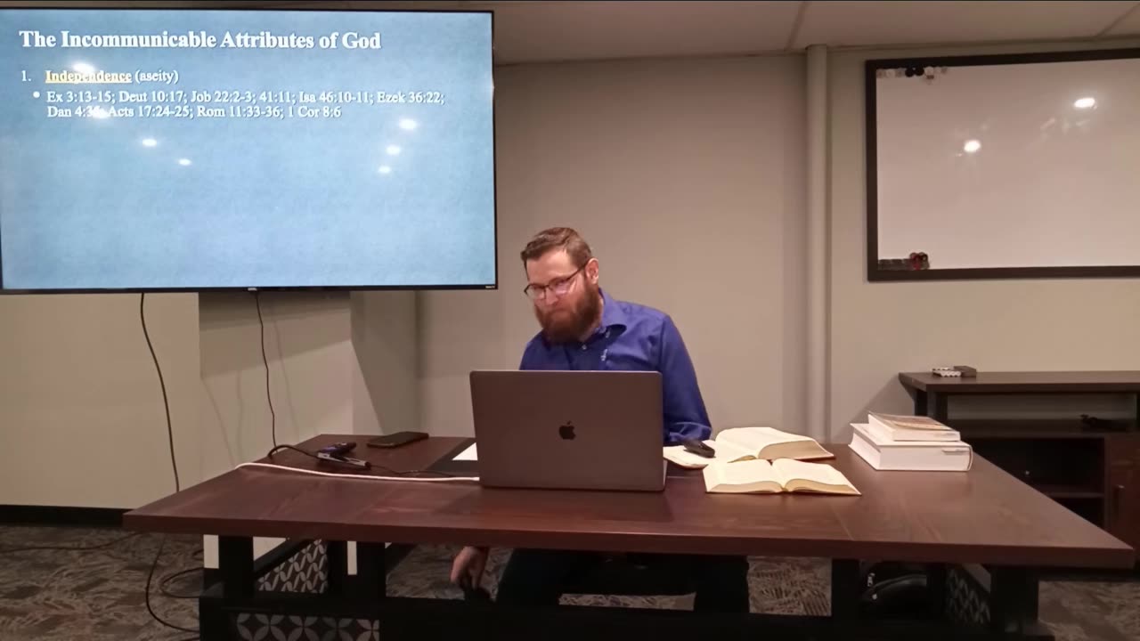 Theology - Bibliology - 1.10 - Theology Proper - The Incommunicable Attributes of God