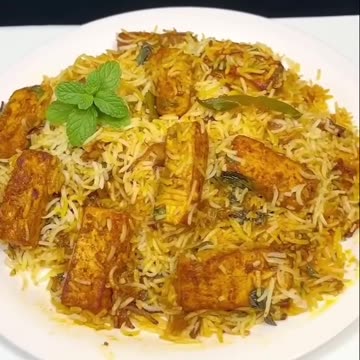 Paneer Biryani | Fragrant, Spicy & Packed with Flavor!