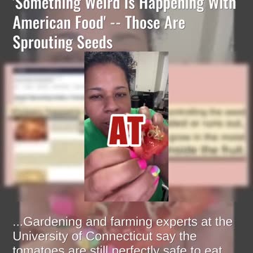 Fact Check: Stringy Strands In Ripe Tomatoes Are Sprouting Seeds