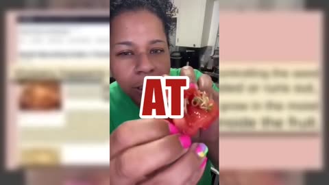 Fact Check: Stringy Strands In Ripe Tomatoes Are Sprouting Seeds