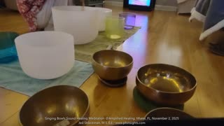 Singing Bowls Sound Healing Meditation @Amplified Healing, Miami, FL, November 2, 2025 - Jedi Shaman