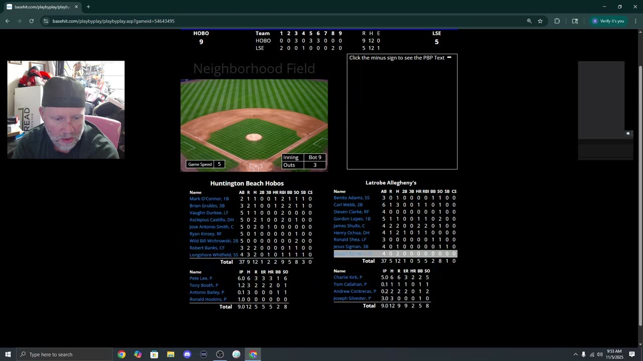 Game of the Week: H.B. (10-9, 3rd, Fall) vs. L.A. (8-11, 5th, Spring)