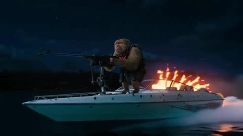 Monkey🐒Fights👀Back😎