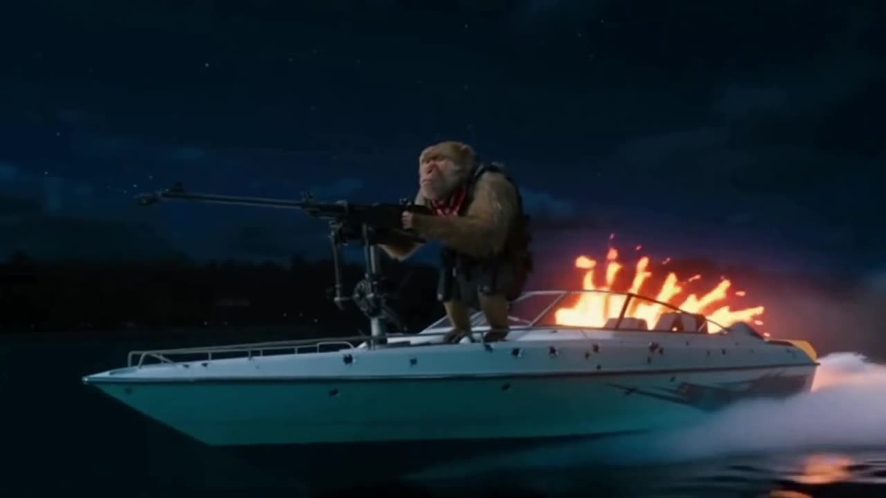 Monkey🐒Fights👀Back😎