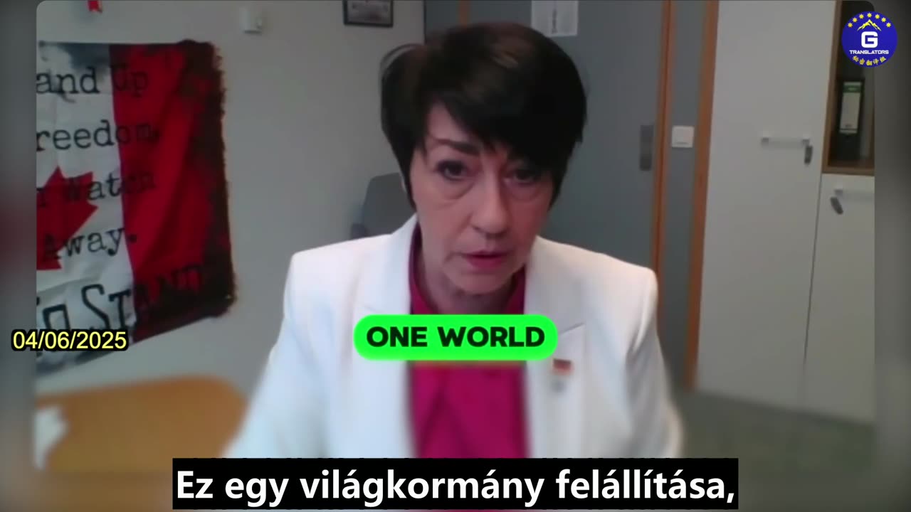 【HU】Christine Anderson a globális kormányzást alakító rejtett erőkről