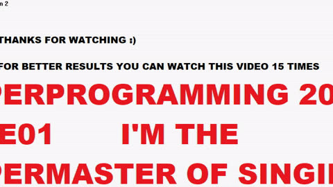 SUPERPROGRAMMING 2025 - S02E01 - I'M THE SUPERMASTER OF SINGING