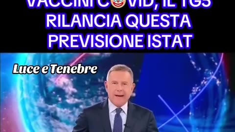 Novembre 2021 dopo quasi un anno di "vaccini" covid il TG5 rilancia questa previsione ISTAT